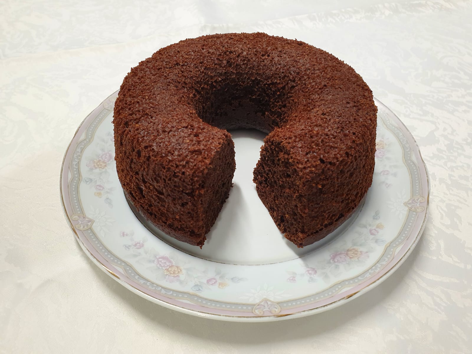 Bolo de chocolate com batata doce