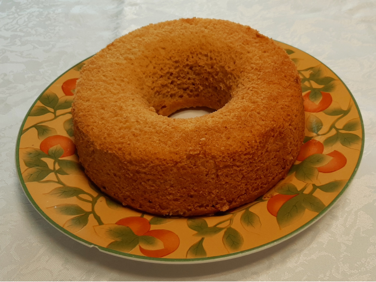 Bolo de fubá com coco