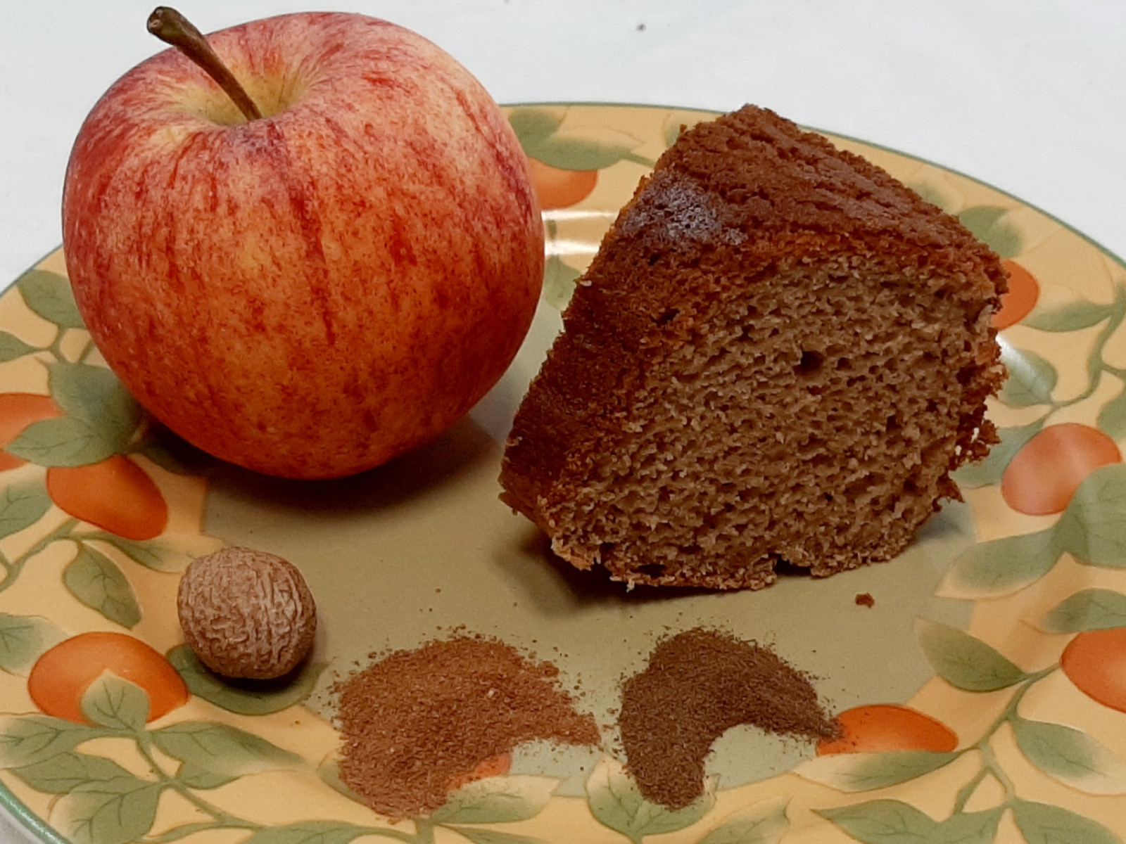 Bolo de maçã com especiarias